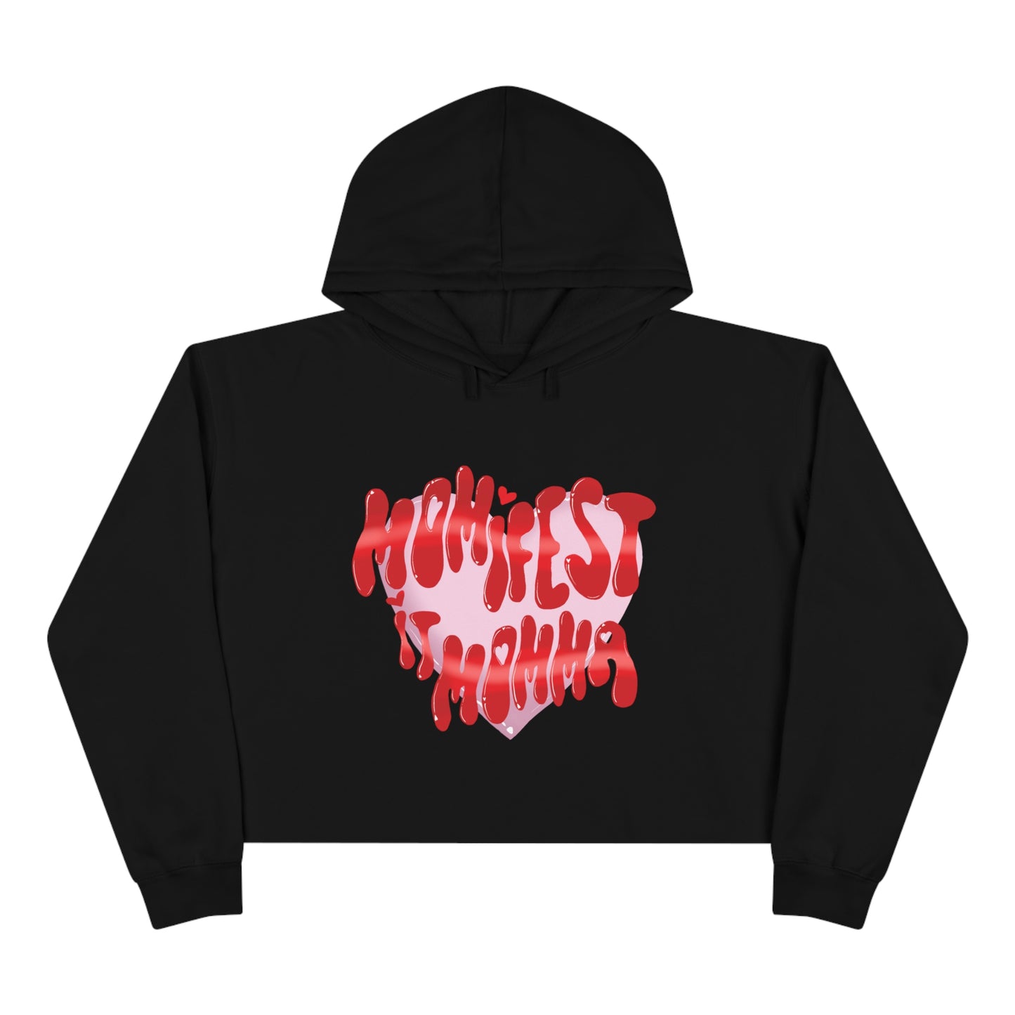 Momifest it Momma Crop Hoodie