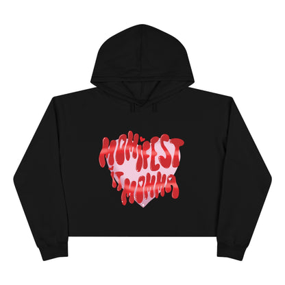 Momifest it Momma Crop Hoodie