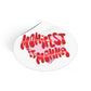 Momifest It Round Vinyl Stickers