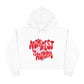 Momifest it Momma Crop Hoodie