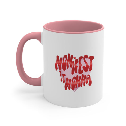 Momifest It Plain Accent Coffee Mug, 11oz