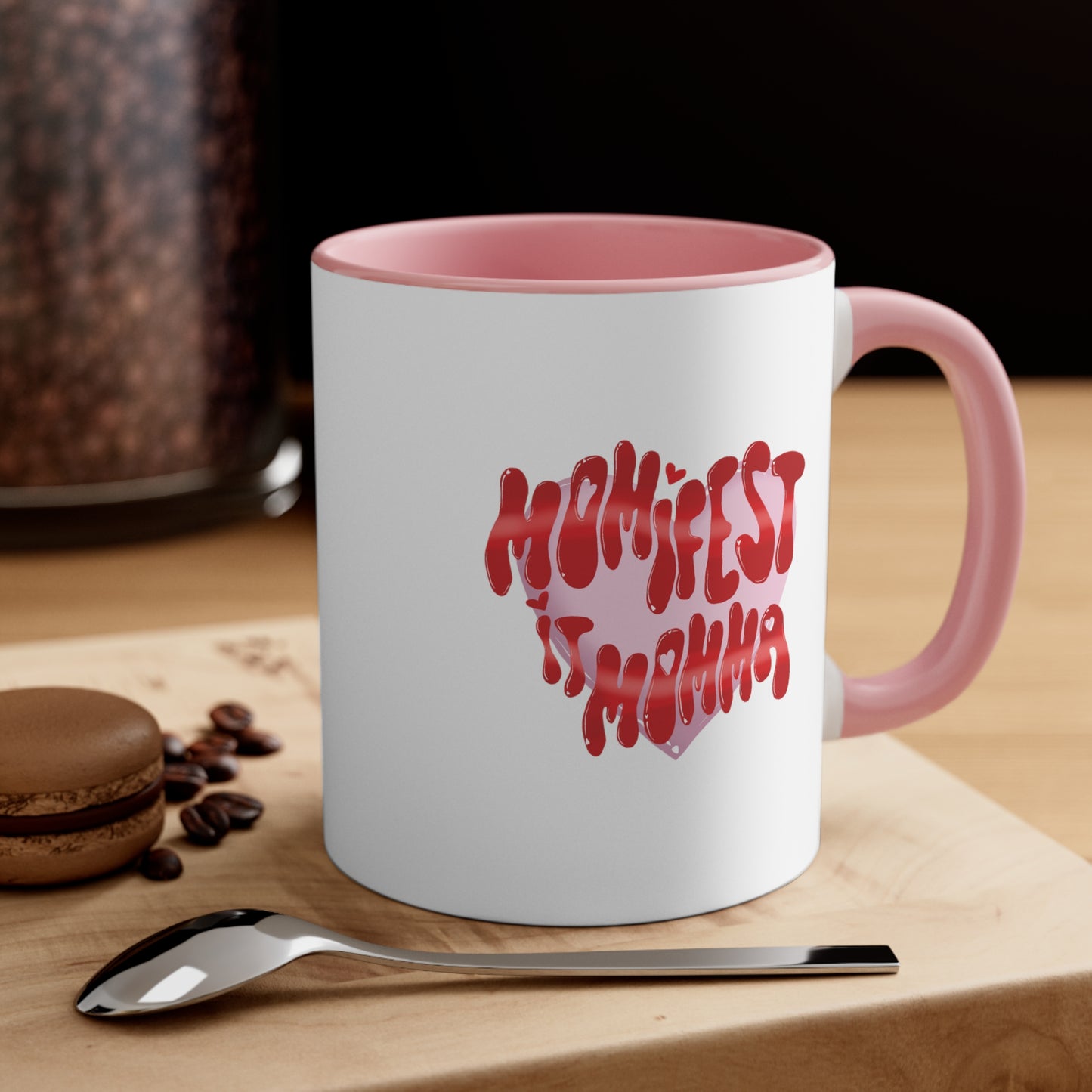 Momifest It Plain Accent Coffee Mug, 11oz