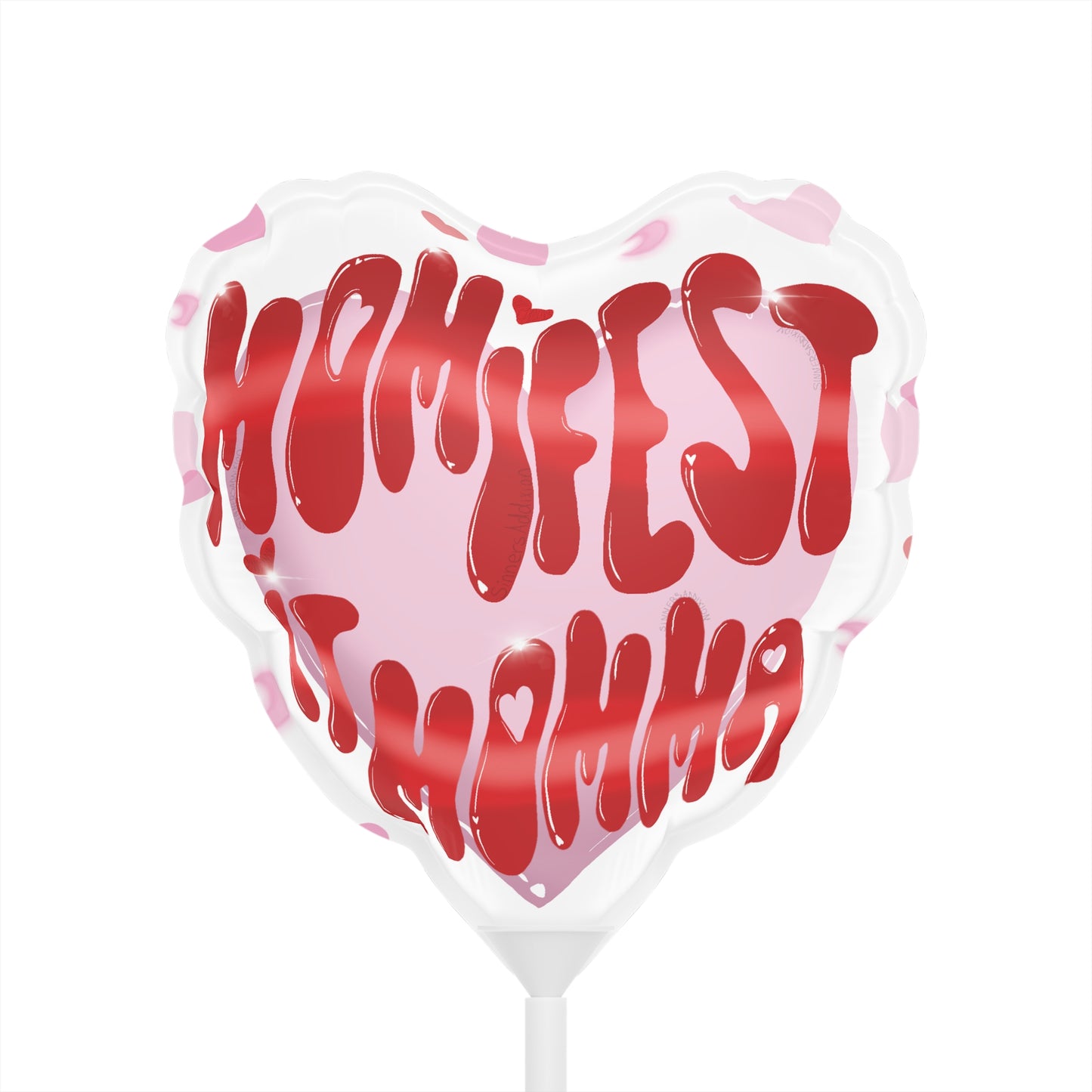 Momifest It Balloons (Round and Heart-shaped), 6"